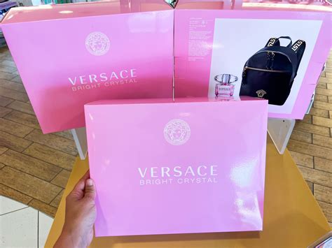 free Versace backpack with perfume